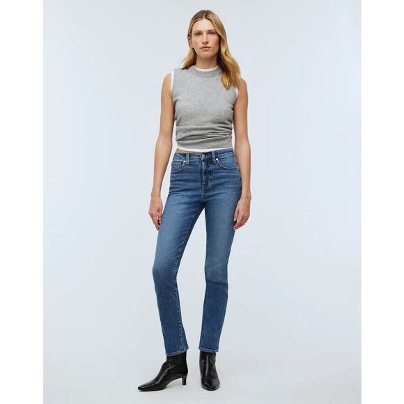 Madewell Stovepipe Jeans Heathridge Wash 27 NWT - Picture 1 of 5